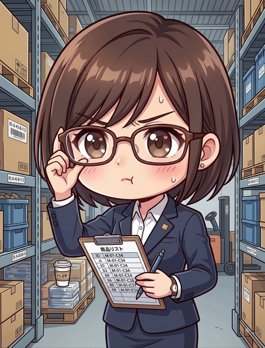 倉庫の山田さん